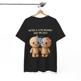 Halloween Spooky Mummy and Me Duo Tee Shirt - Unisex Heavy Cotton Casual Fit